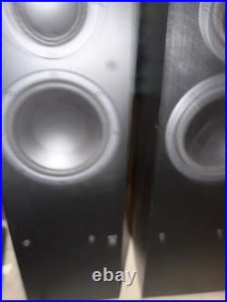 AR Acoustic Research AR-318PS Home Theater Speaker System Black Banana Jack