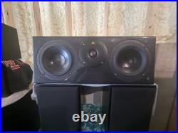 AR Acoustic Research AR-318PS Home Theater Speaker System Black Banana Jack