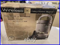 AR Acoustic Research AW811 Outdoor Weather Proof Wireless Patio Speaker NewithOpen