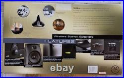 AR Acoustic Research AW871 Wireless Stereo Bookshelf Speakers with Transmitter