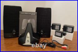 AR Acoustic Research AW871 Wireless Stereo Bookshelf Speakers with Transmitter
