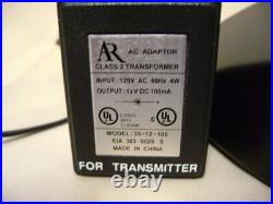 AR Acoustic Research AW871 Wireless Stereo Speaker withTransmitter & Cords AR Acoustic Research AW871 Wireless Stereo Speaker withTransmitter & Cords