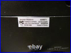 AR Acoustic Research AW871 Wireless Stereo Speaker withTransmitter & Cords AR Acoustic Research AW871 Wireless Stereo Speaker withTransmitter & Cords