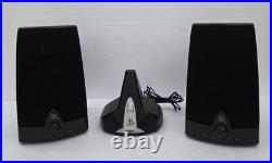 AR Acoustic Research AW871 Wireless Stereo Speaker withTransmitter & Cords Tested
