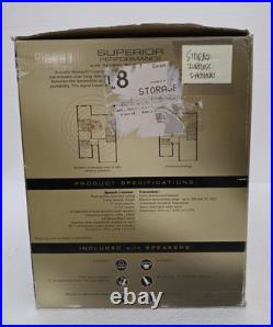 AR Acoustic Research AW871 Wireless Stereo Speaker withTransmitter & Cords Tested