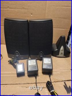 AR Acoustic Research AW871 Wireless Stereo Speaker withTransmitter & Cords WORKS