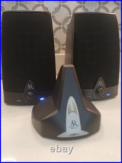 AR Acoustic Research AW871 Wireless Stereo Speakers /Transmitter & OEM Power EUC AR Acoustic Research AW871 Wireless Stereo Speakers /Transmitter & OEM Power EUC