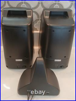 AR Acoustic Research AW871 Wireless Stereo Speakers /Transmitter & OEM Power EUC AR Acoustic Research AW871 Wireless Stereo Speakers /Transmitter & OEM Power EUC