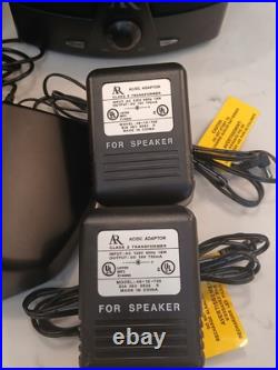 AR Acoustic Research AW871 Wireless Stereo Speakers /Transmitter & OEM Power EUC AR Acoustic Research AW871 Wireless Stereo Speakers /Transmitter & OEM Power EUC