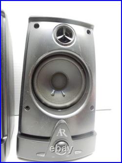 AR Acoustic Research AW871 Wireless Stereo Speakers withTransmitter & Cords WORKS