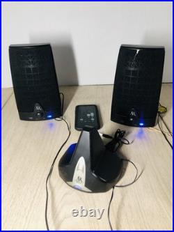 AR Acoustic Research AW871 Wireless Stereo Speakers withTransmitter & Cords WORKS