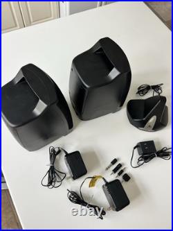 AR Acoustic Research AW871 Wireless Stereo Speakers withTransmitter & Cords WORKS