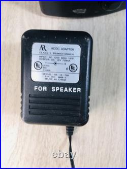 AR Acoustic Research AW871 Wireless Stereo Speakers withTransmitter & Cords WORKS