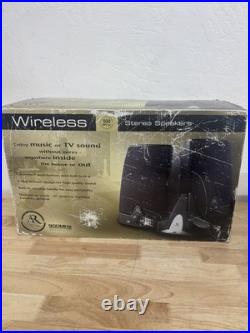 AR Acoustic Research AW871 Wireless Stereo Speakers withTransmitter NEW OPEN BOX