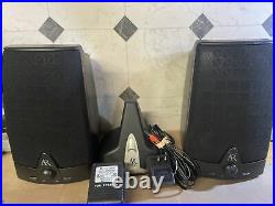 AR Acoustic Research AW871 Wireless Stereo Speakers with Transmitter & 1 Cord Only