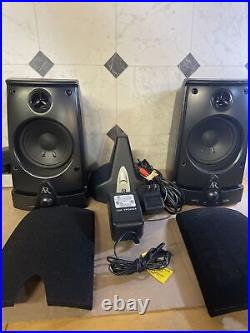 AR Acoustic Research AW871 Wireless Stereo Speakers with Transmitter & 1 Cord Only