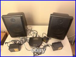 AR Acoustic Research AW871 Wireless Stereo Speakers with Transmitter Tested