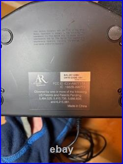 AR Acoustic Research AW877 Wireless Stereo Speakers withTransmitter & Cords WORKS