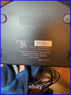 AR Acoustic Research AW877 Wireless Stereo Speakers withTransmitter & Cords WORKS