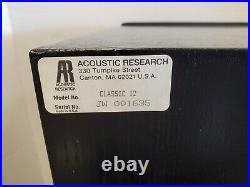 AR Acoustic Research Classic Model 12 Single Speaker