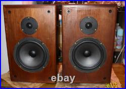 AR Acoustic Research Connoisseur 20c Bookshelf Speakers Pair Vintage