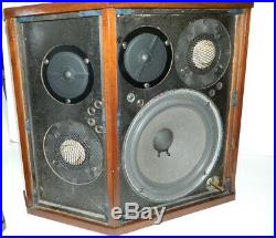 AR Acoustic Research LST-2 vintage speakers replaced tweeters and recapped