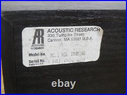AR Acoustic Research MC. 1 Holographic Imaging Center Speaker WORKS great
