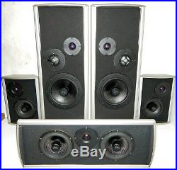 AR Acoustic Research Phantom 5 channel surround speaker set models 8.3 5.2 252c