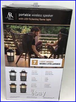 AR Acoustic Research Portable Outdoor Wireless Speaker 30W LED Light FREE SHIP