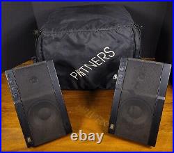AR Acoustic Research Powered Partner 570 Speakers with soft case