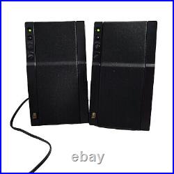 AR Acoustic Research Powered Partner Stereo Powered Speakers System Pair