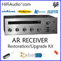 AR Acoustic Research R W receiver rebuild restoration Capacitor Kit fix repair