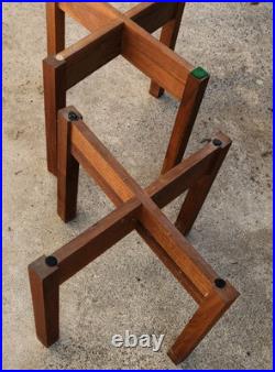 AR Acoustic Research Speaker Stands original OEM Walnut AR3a Ar2ax Ar5 JBL KLH