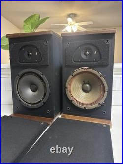 AR Acoustic Research TSW 210B Bookshelf Speakers? Made in USA? Working Read