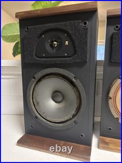 AR Acoustic Research TSW 210B Bookshelf Speakers? Made in USA? Working Read