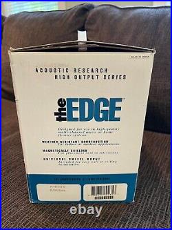 AR Acoustic Research TheEdge Indoor/Outdoor Speakers Black Pair New Open Box