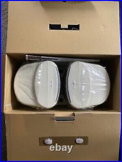 AR Acoustic Research TheEdge Indoor/Outdoor Speakers White Pair New Open Box