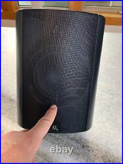 AR Acoustic Research The Edge Indoor/Outdoor Speaker Black withStand Mount