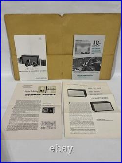 AR Inc. Vintage Ar-3 Acoustic Speakers. Pair With Boxes. Cherry. Sn 56141/56145