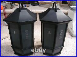 AR Indoor Outdoor 2-Lantern Portable Wireless Speaker AWS63 withTransmitter Mint