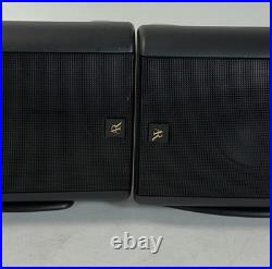 AR the EDGE Bookshelf Speakers 2.0 Chan. Wired BLK Rectangular Banana Jack Pair