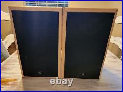 A Acoustic Research AR 206 HO Bookshelf Speakers Maple Tested