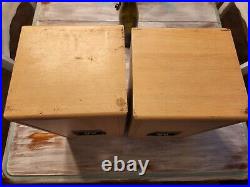 A Acoustic Research AR 206 HO Bookshelf Speakers Maple Tested