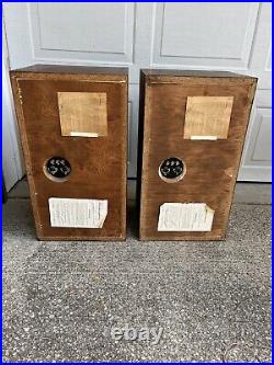 A PAIR OF ACOUSTIC VINTAGE AR-3a SPEAKERS Need Re-foamed Working Otherwise