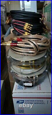 Acoustic Research 15' Speaker Cables 4.5m Gold Banana BRAND NEW No Fingerprints
