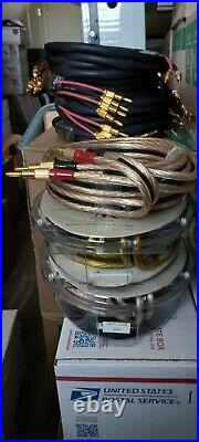 Acoustic Research 15' Speaker Cables 4.5m Gold Banana BRAND NEW No Fingerprints