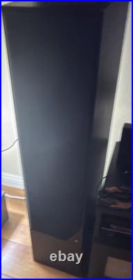 Acoustic Research 328 PS Floor-Standing Tower Speaker Black Wired Wood