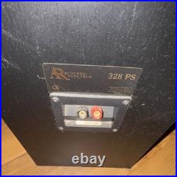 Acoustic Research 328 PS Floor-Standing Tower Speaker Black Wired Wood