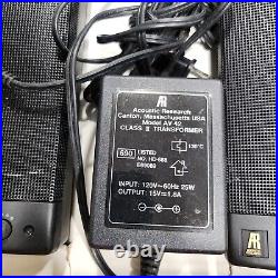 Acoustic Research 8watt Amplified Desk Speakers Model Ar42