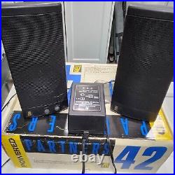 Acoustic Research 8watt Amplified Desk Speakers Model Ar42